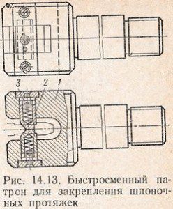 быстросменный патрон для закрепления