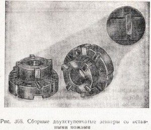 сборные двухступенчатые зенкеры